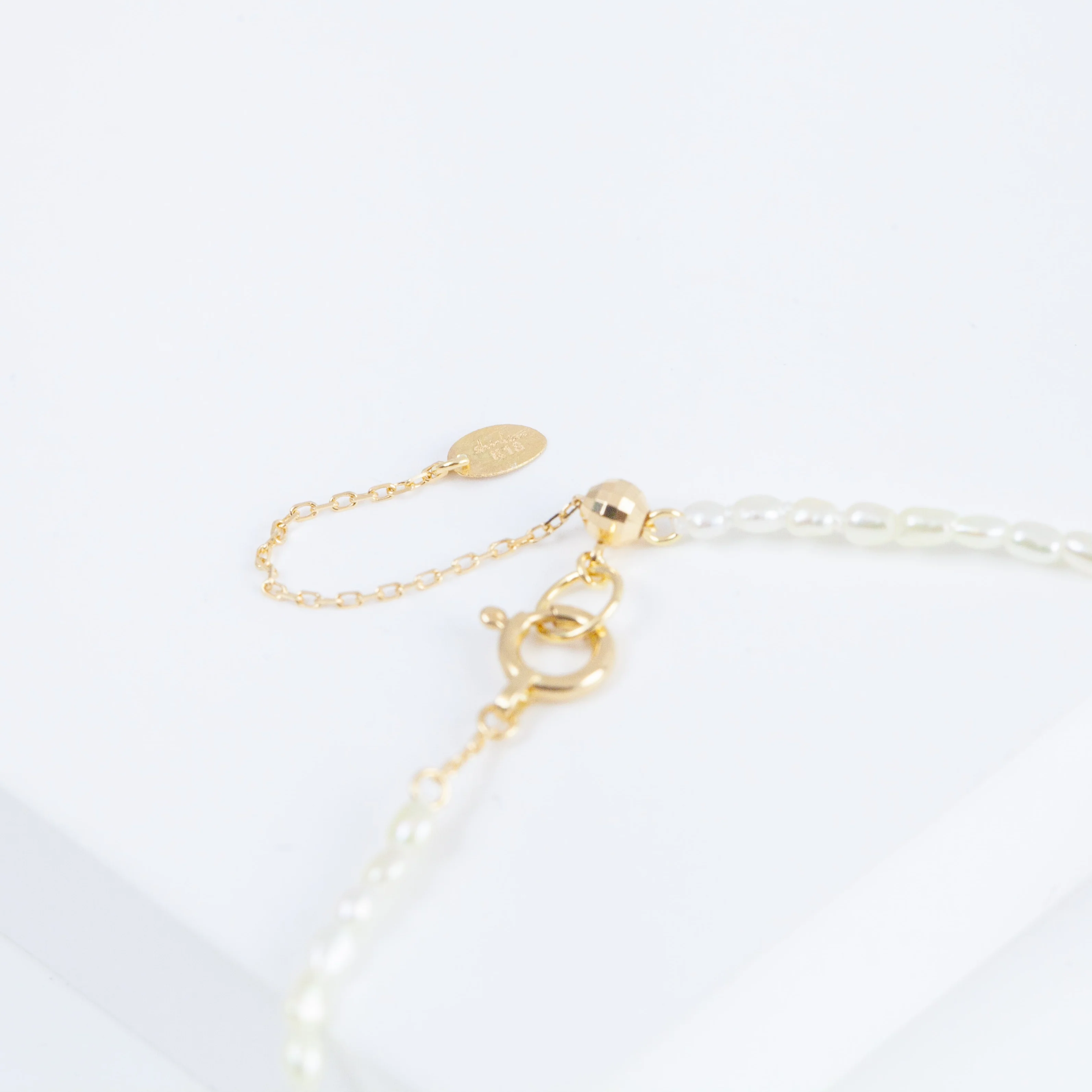 Sazare small creamy akoya pearl bracelet (#0433) - Mitchell's Manufacturing Jewel