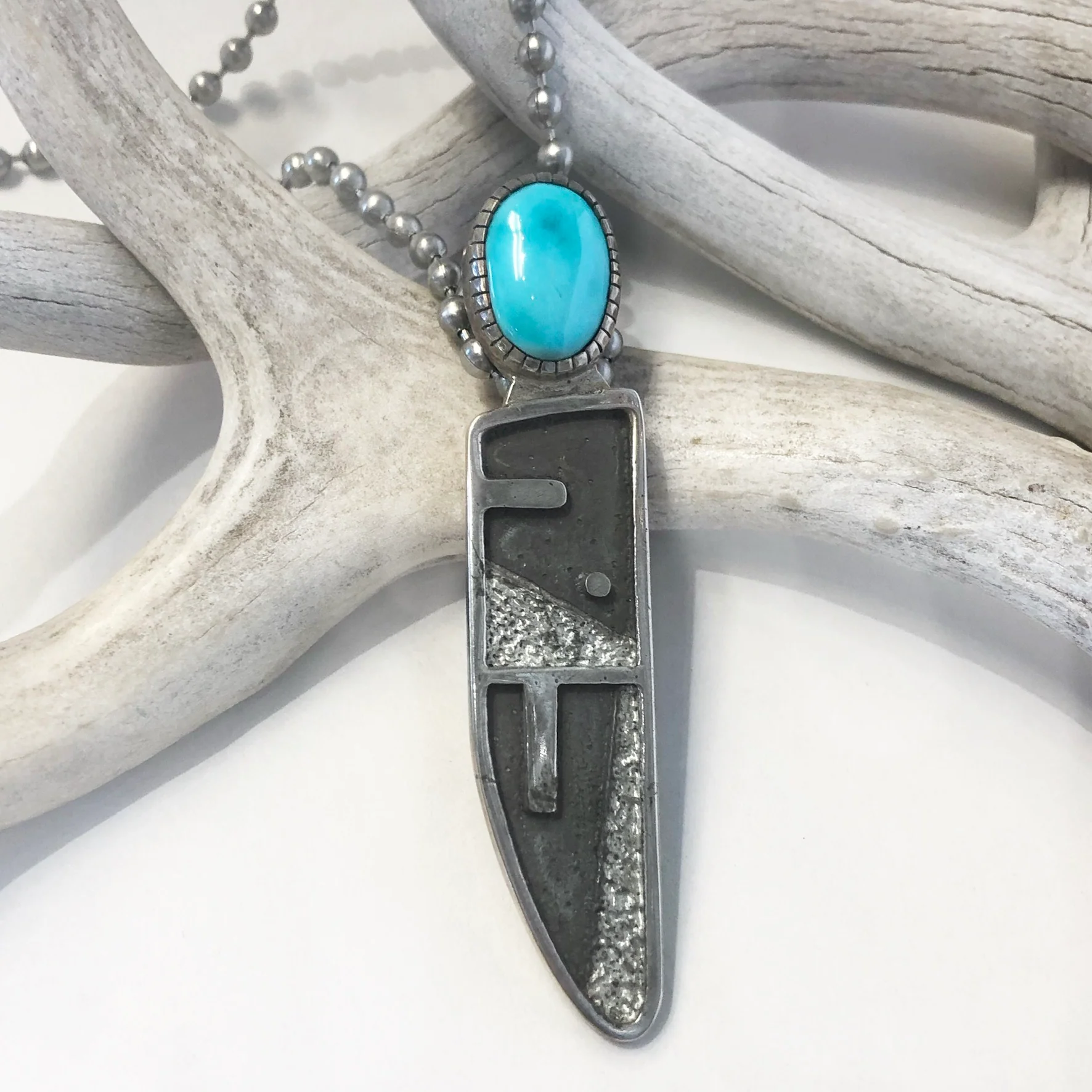 Large Stone Pendant By Mark Roanhorse - Mitchell's Manufacturing Jewel