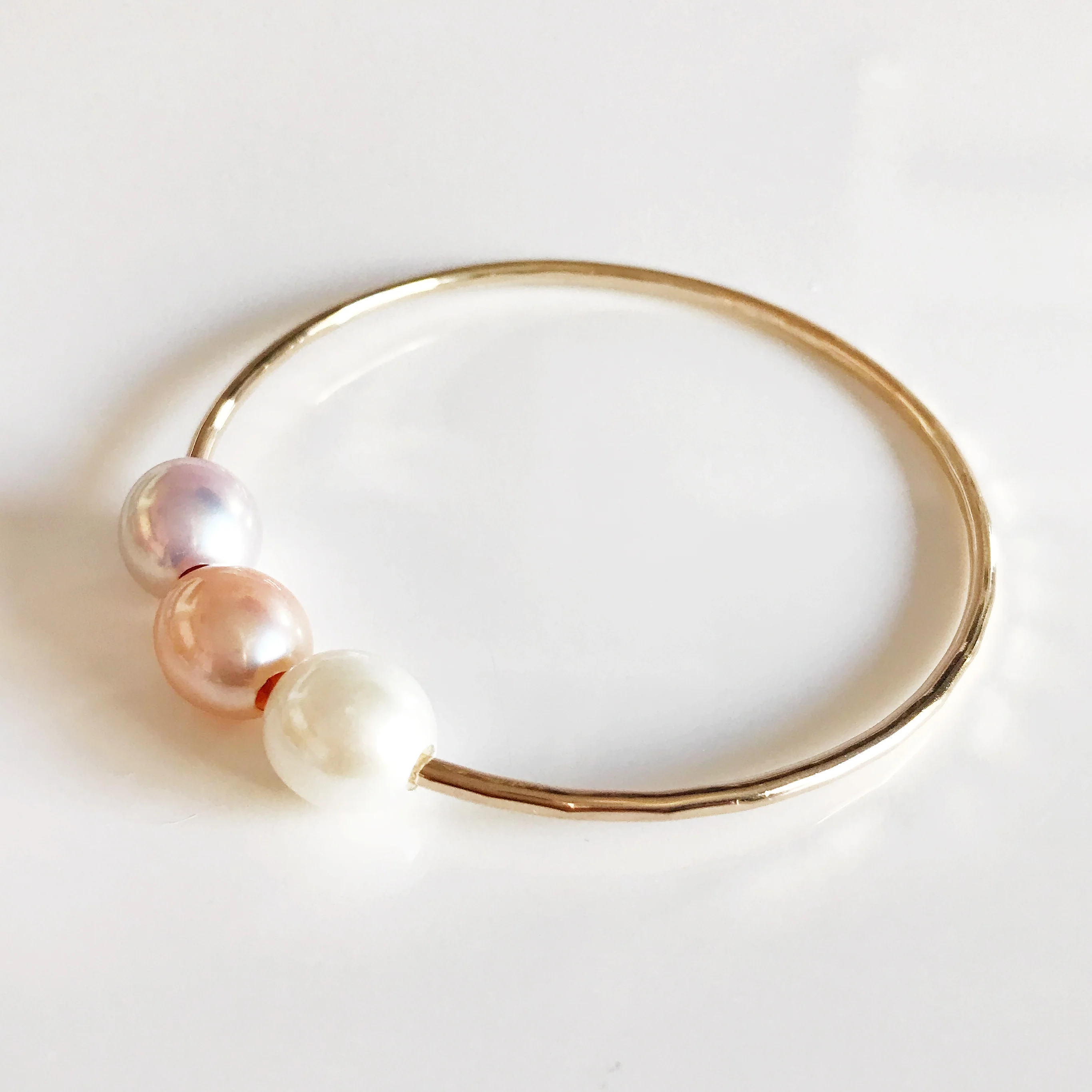 Bangle PAIGE - Edison pearls (B350) - Mitchell's Manufacturing Jewel