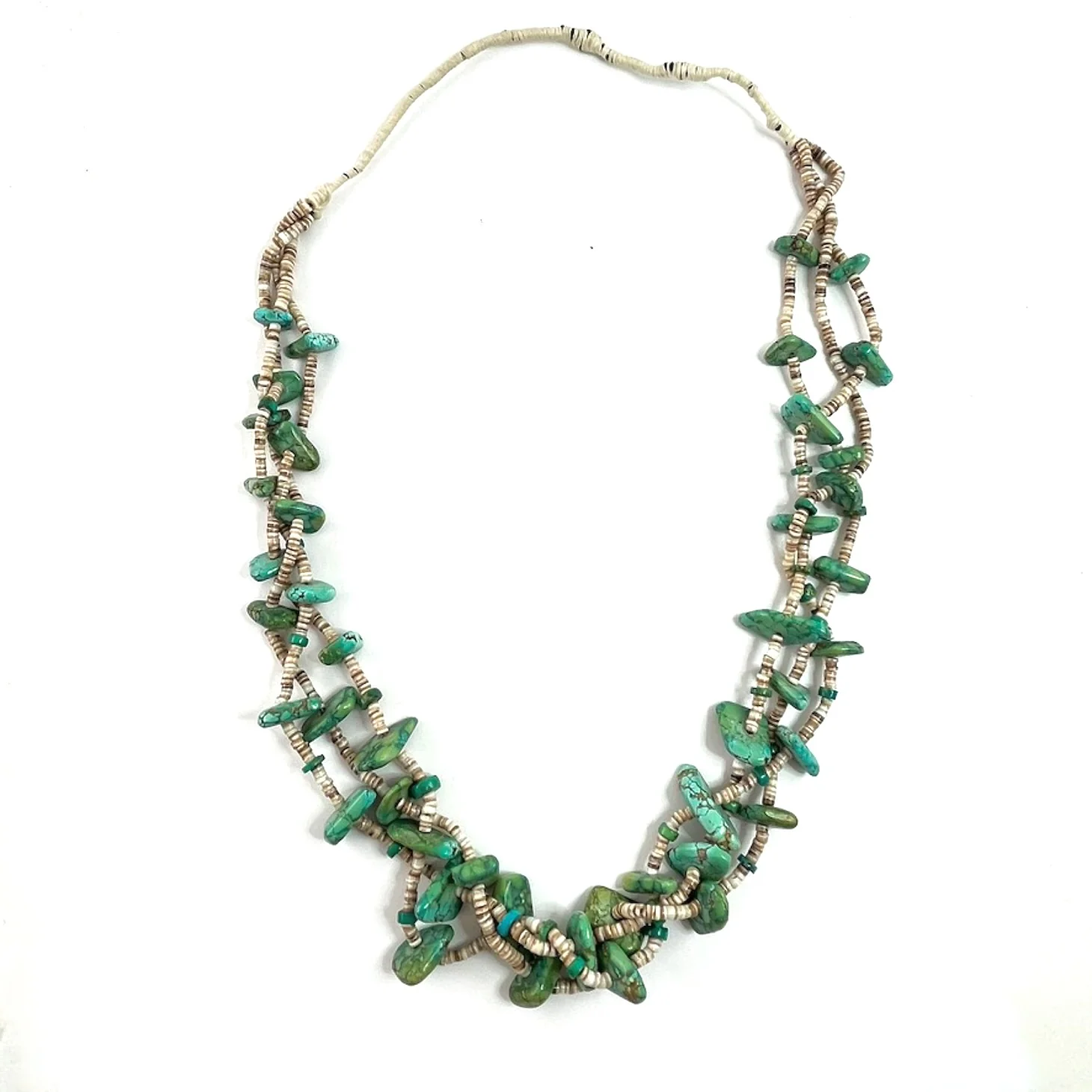 Three Strand Vintage Necklace - Mitchell's Manufacturing Jewel