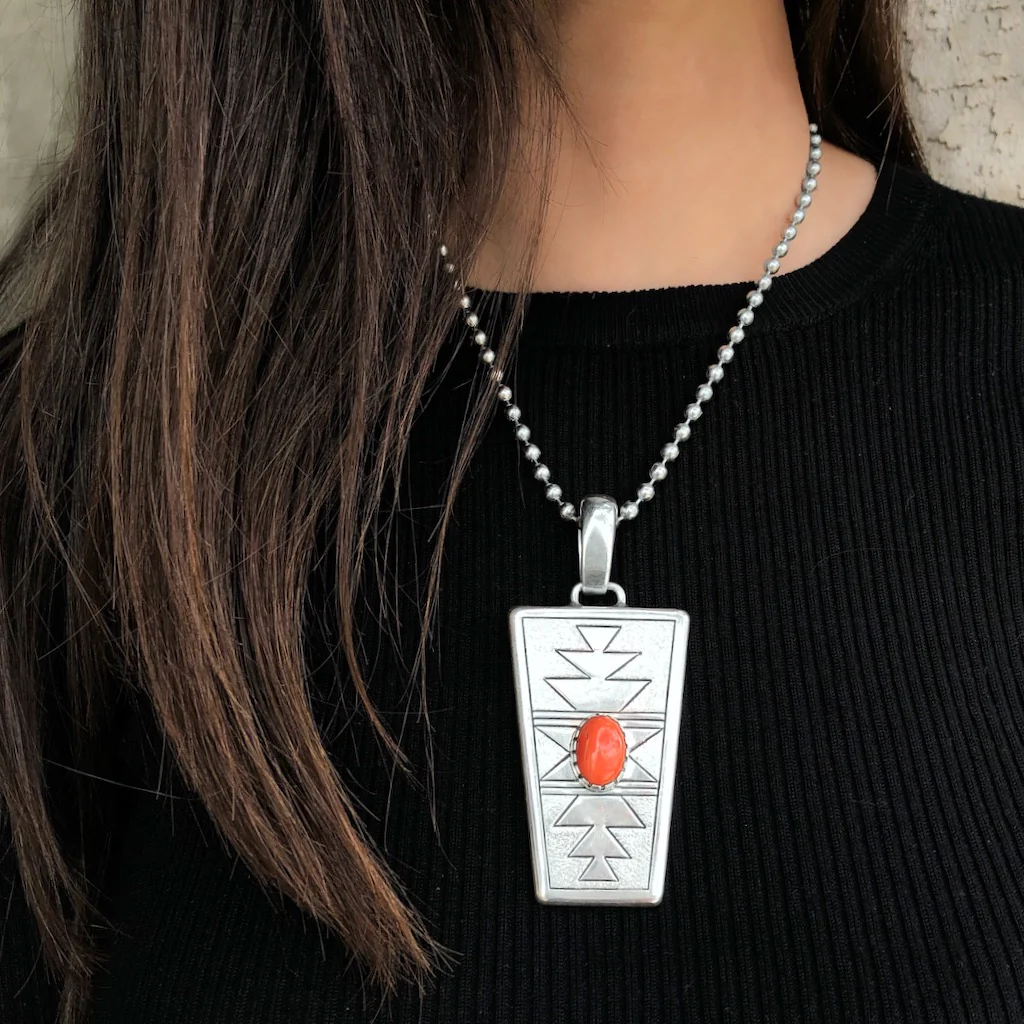 Coral GeometricBy Patrick Taylor - Mitchell's Manufacturing Jewel