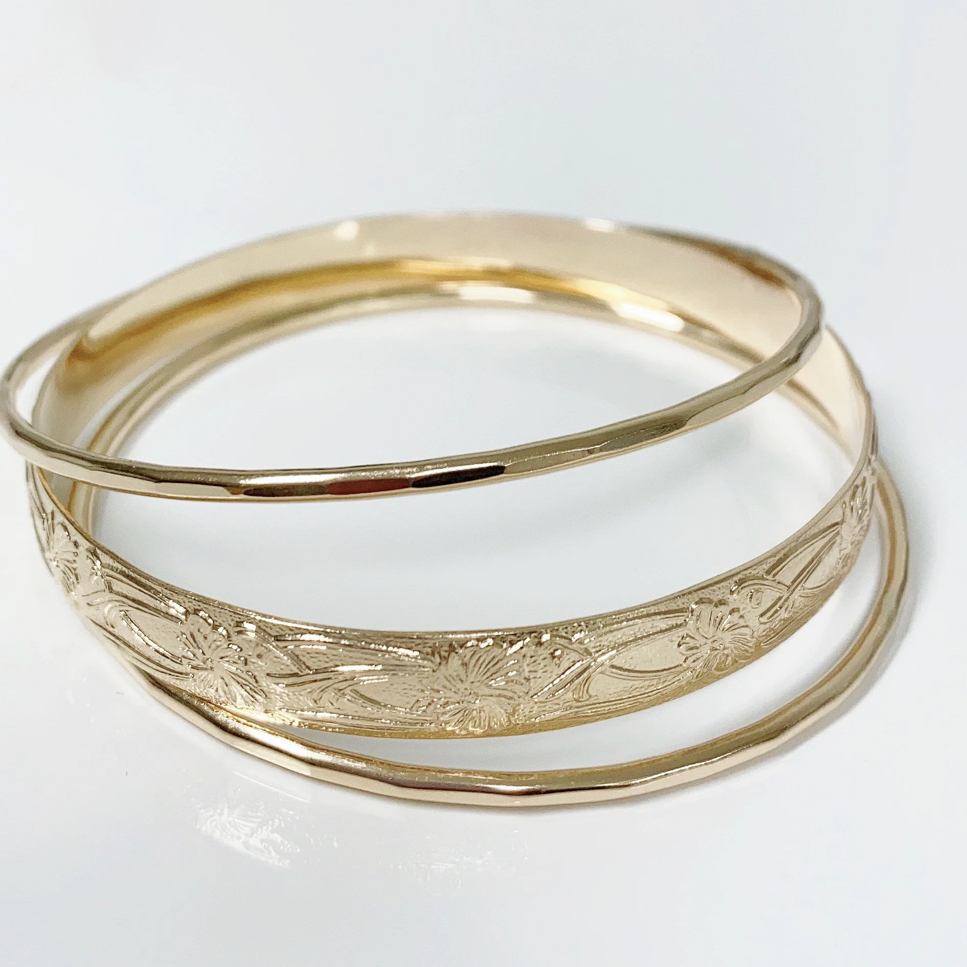 MOANI bangles set - 8mm bangle (B436) - Mitchell's Manufacturing Jewel