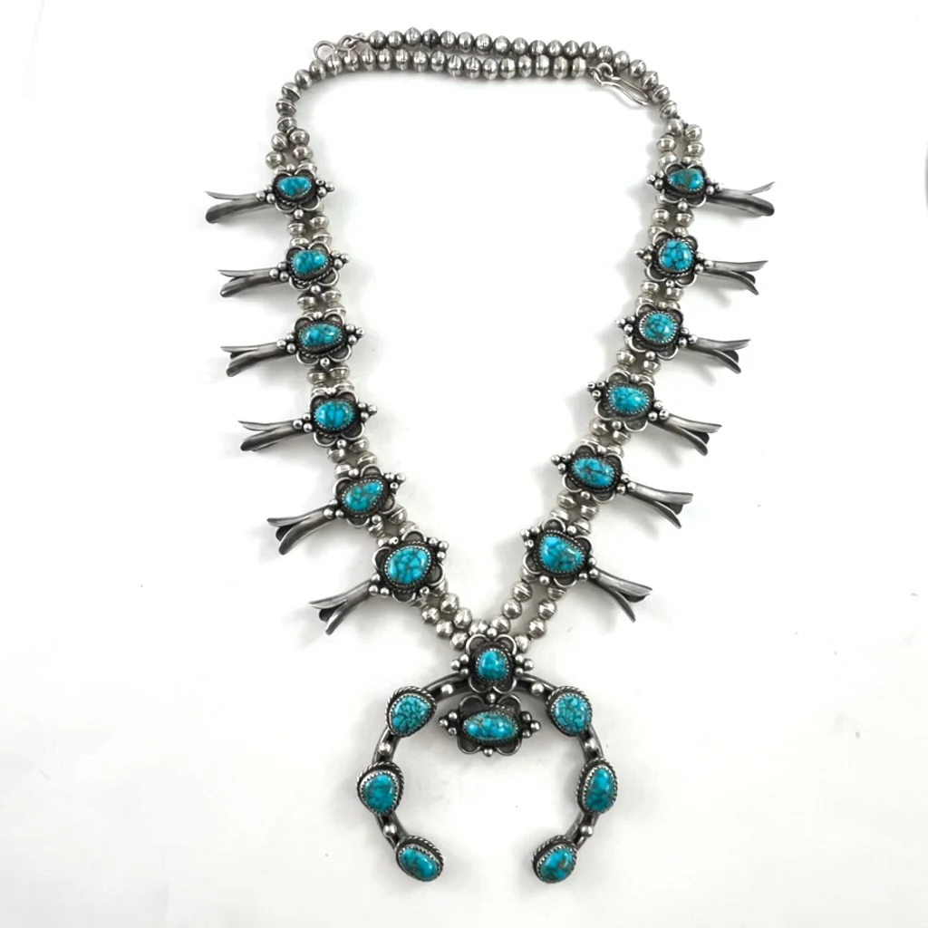 Beautiful Vintage Squash Necklace - Mitchell's Manufacturing Jewel