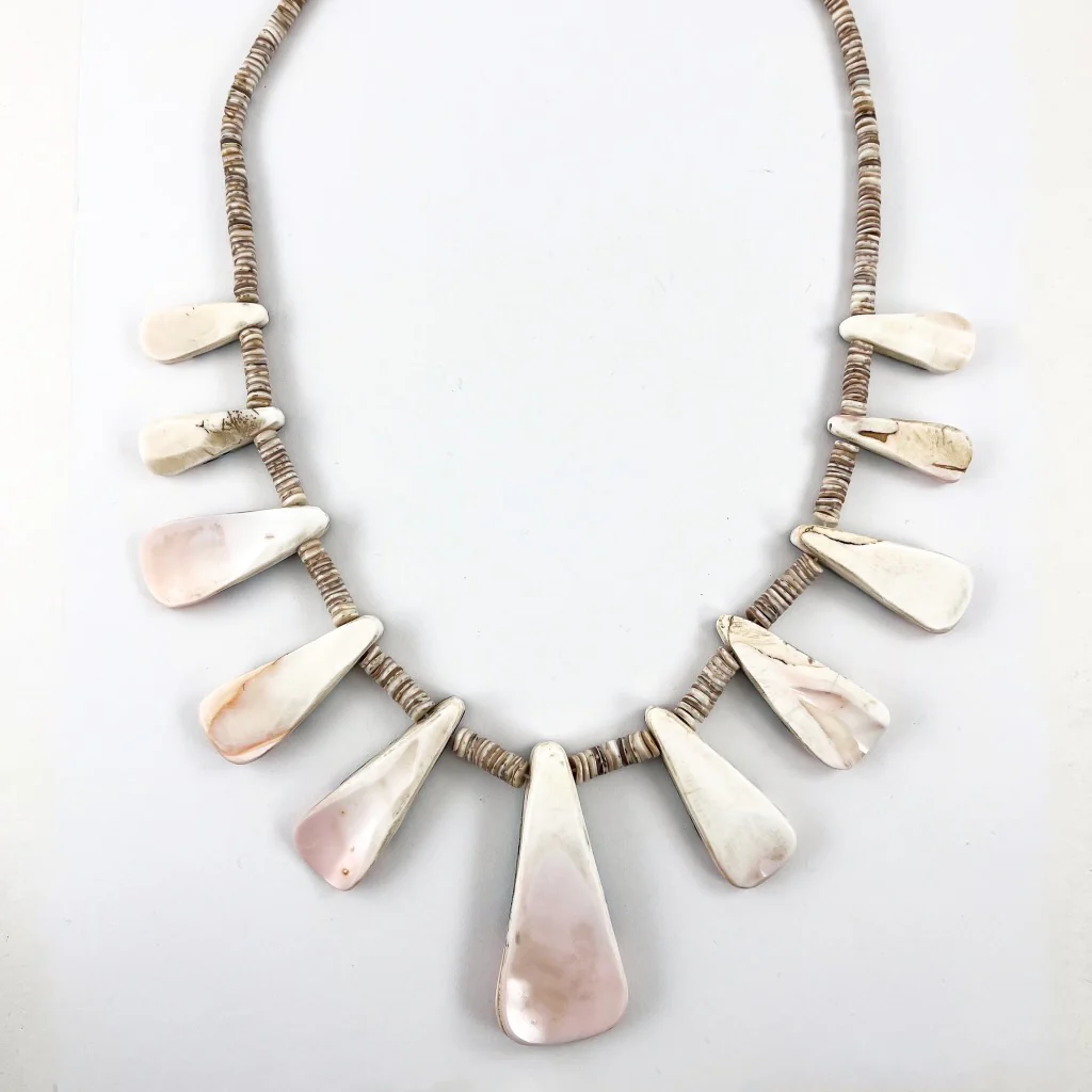 Vintage Inlaid Necklace - Mitchell's Manufacturing Jewel