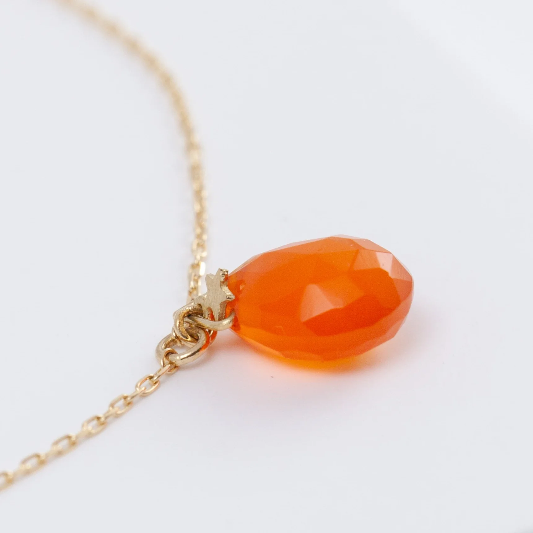 Smiley carnelian bracelet - Mitchell's Manufacturing Jewel