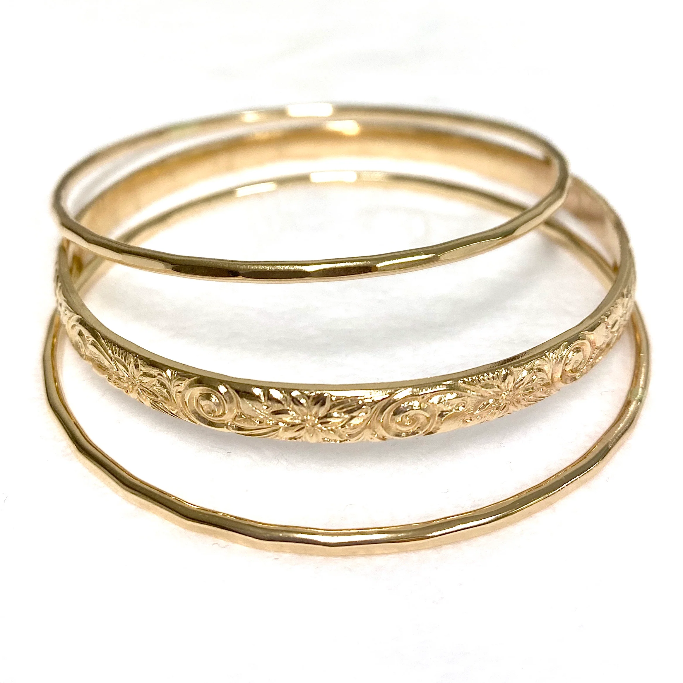 MOANI bangles set - 5mm heirloom (B509) - Mitchell's Manufacturing Jewel