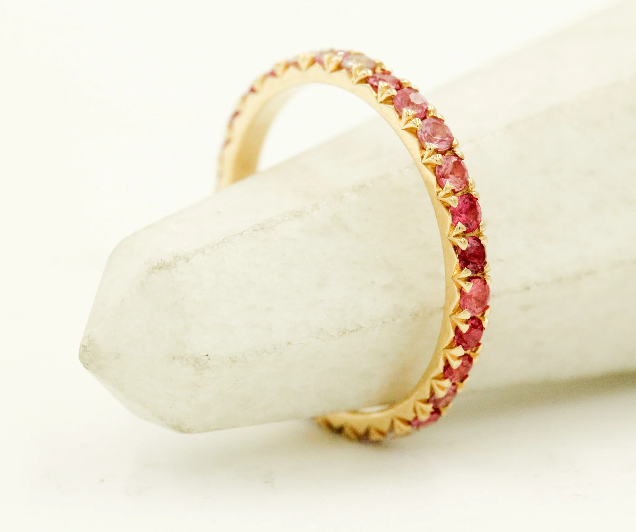 The Rosé Eternity Band - Mitchell's Manufacturing Jewel