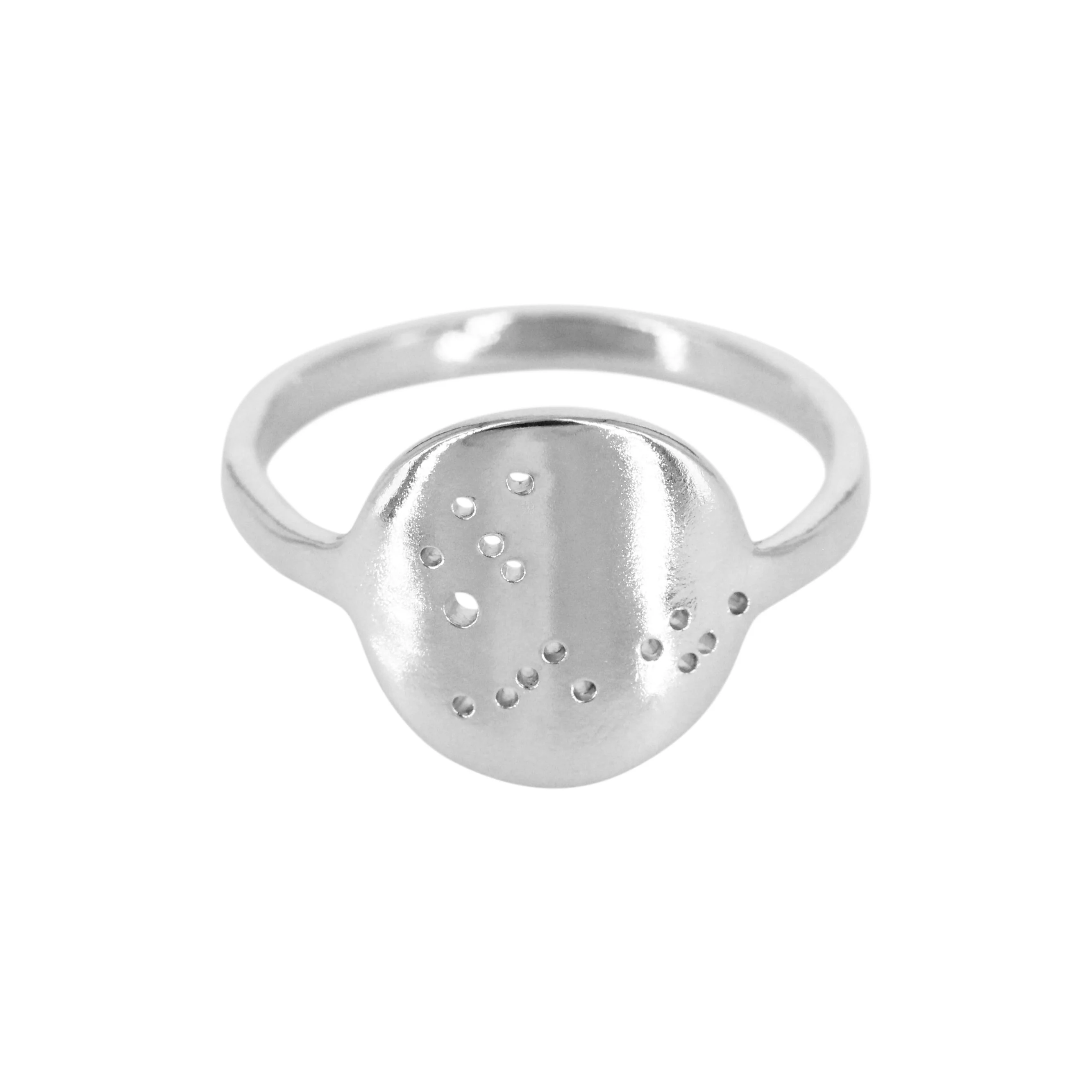 Written in the Stars: 14k Gold & Silver Zodiac Constellation Rings - Mitchell's Manufacturing Jewel