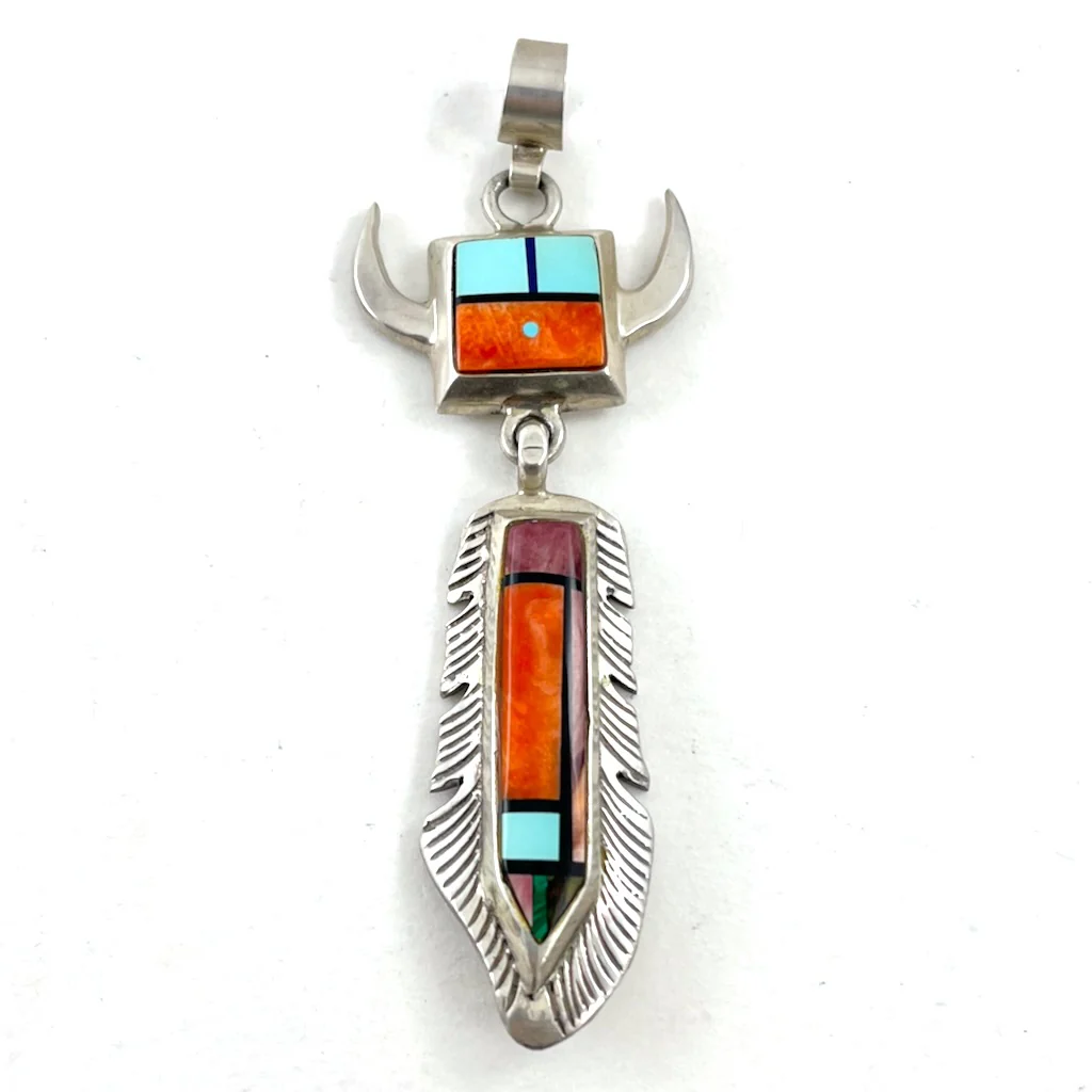 Kachina PendantBy Frank Yellowhorse - Mitchell's Manufacturing Jewel