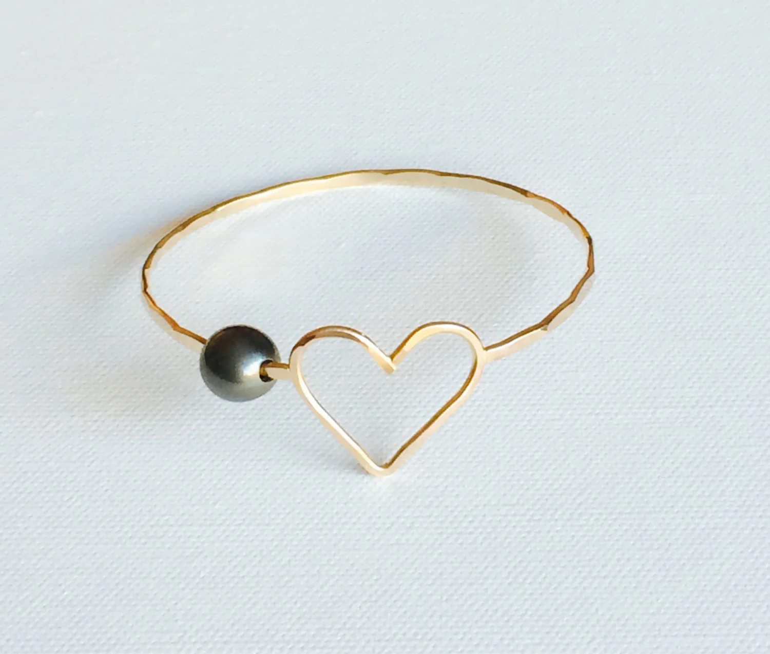 Bangle Eden - tahitian pearl (B188) - Mitchell's Manufacturing Jewel