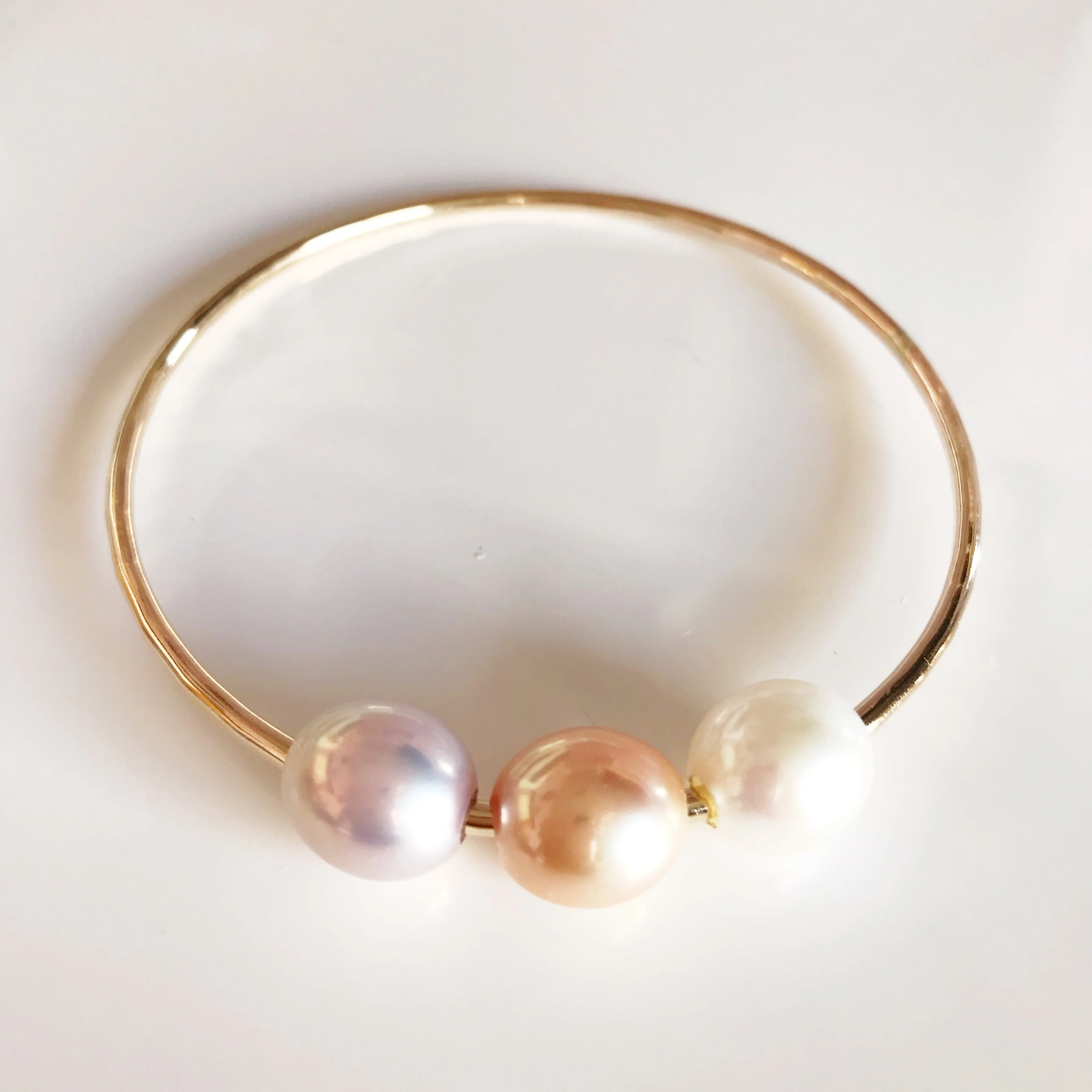 Bangle PAIGE - Edison pearls (B350) - Mitchell's Manufacturing Jewel