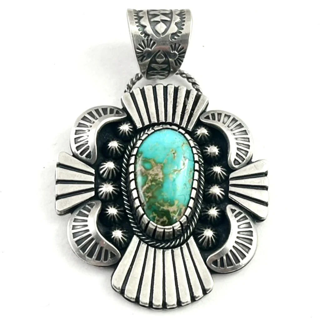 Royston Turquoise PendantHJR - Mitchell's Manufacturing Jewel