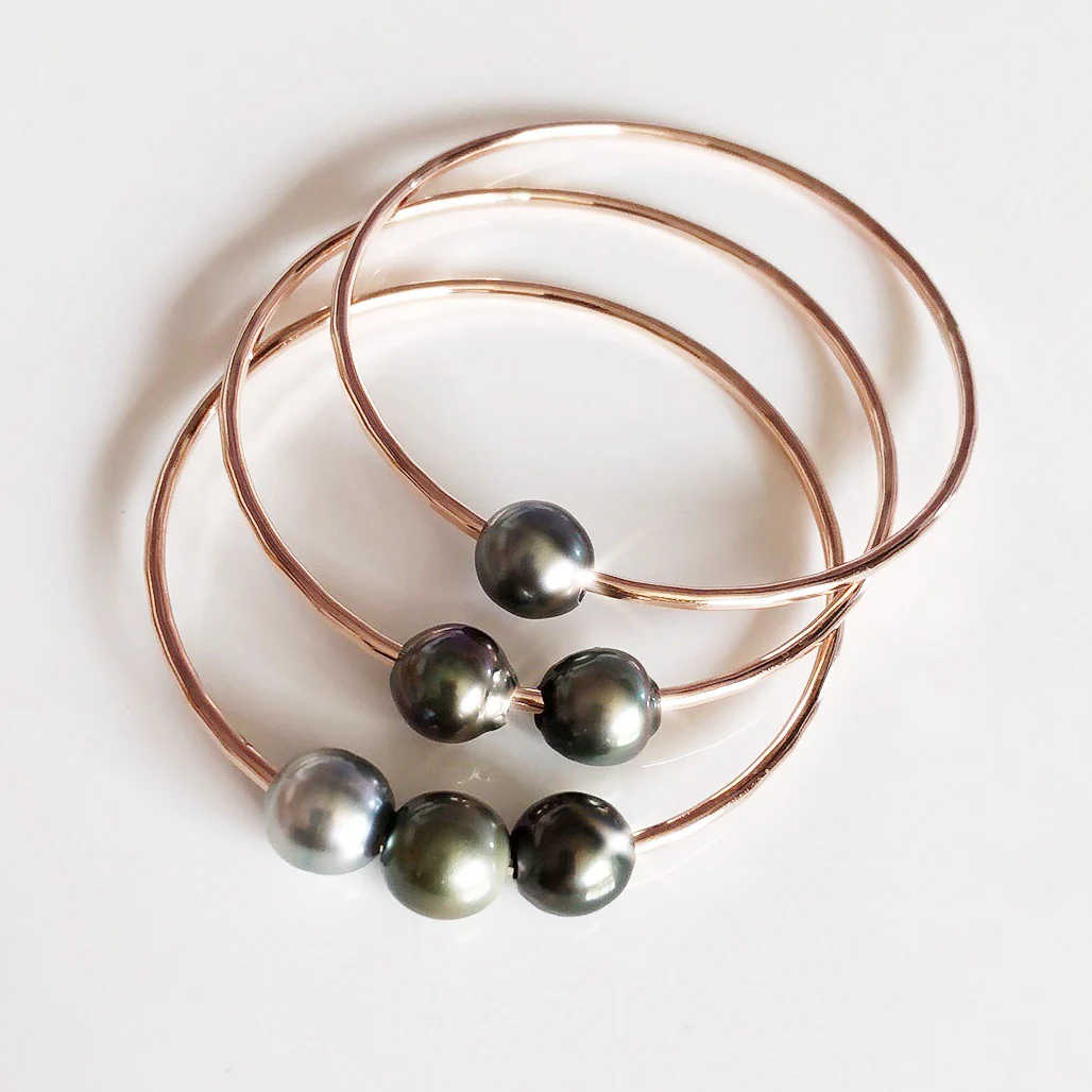 Ilima bangles set (B236) - Mitchell's Manufacturing Jewel