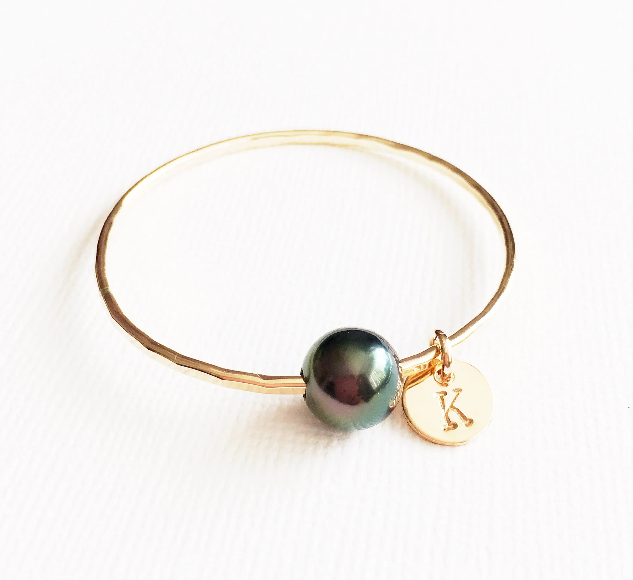 Bangle Leimomi - monogram (B272) - Mitchell's Manufacturing Jewel