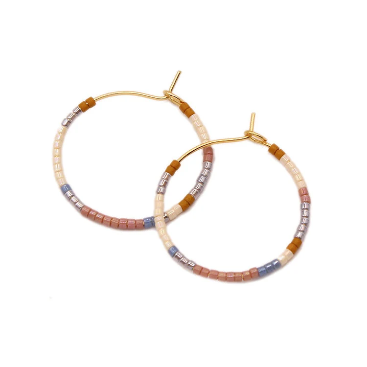 Beauty Hoops - Neutral - Mitchell's Manufacturing Jewel