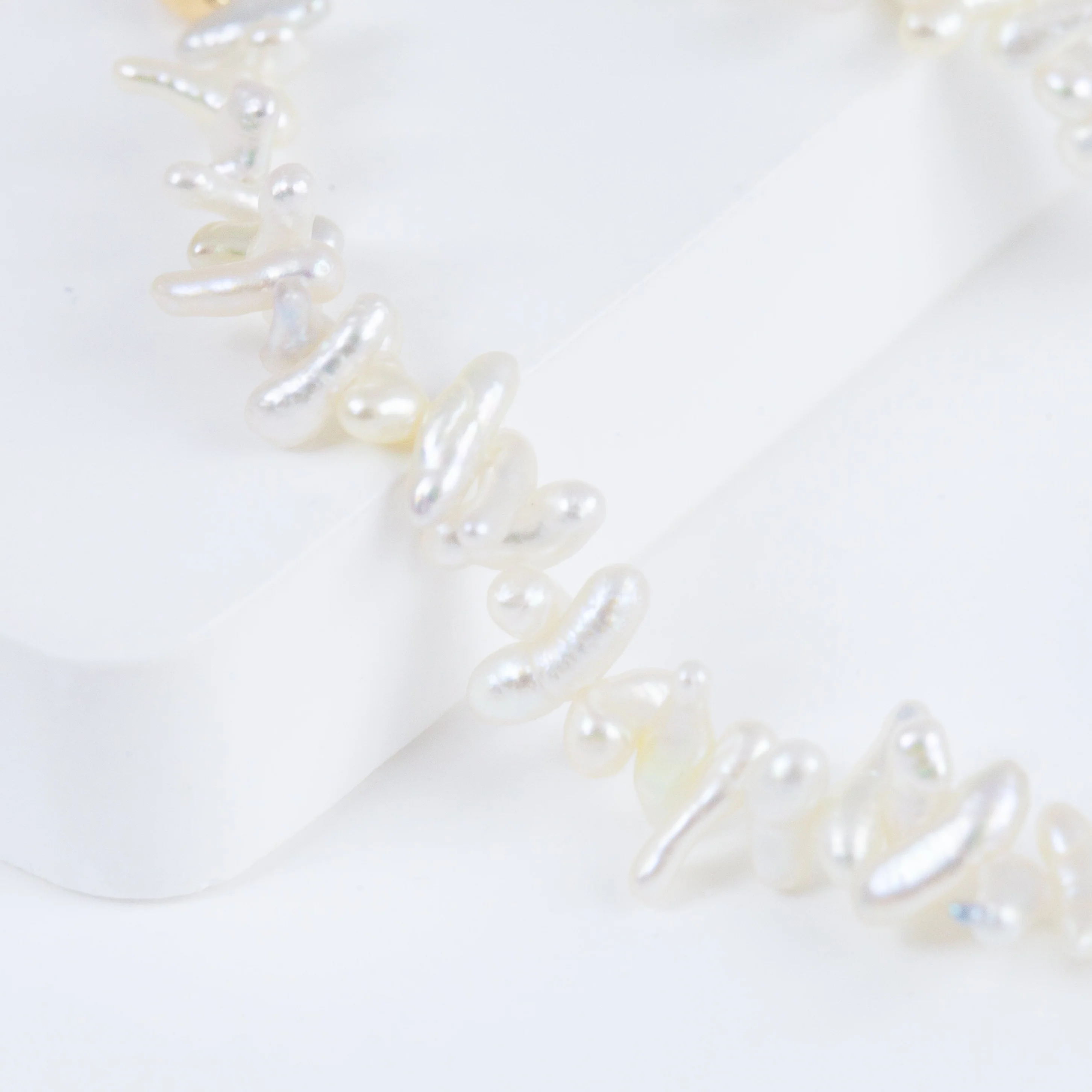 Sazare spiky akoya pearl bracelet (#1006) - Mitchell's Manufacturing Jewel