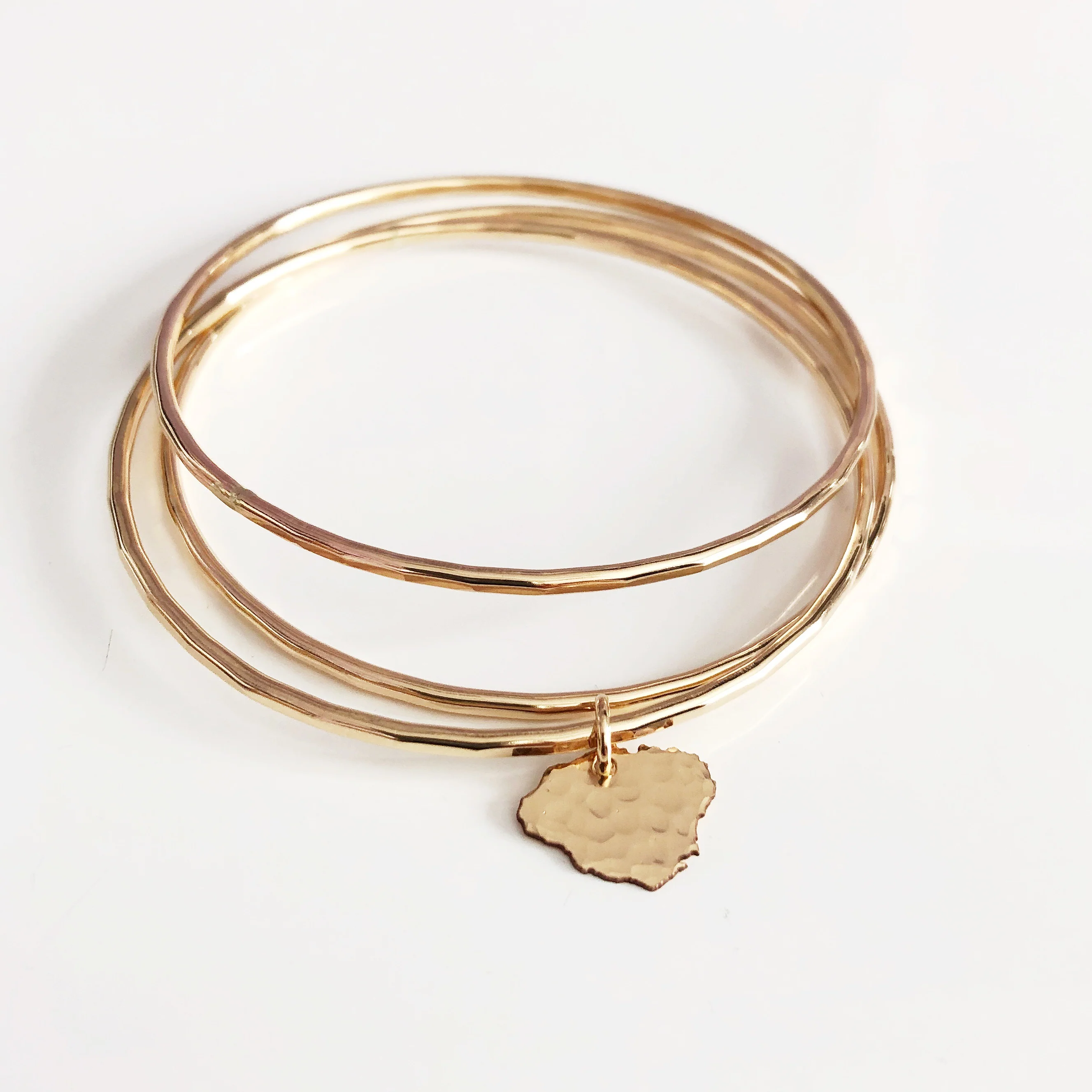 Kauai charm bangle (B372) - Mitchell's Manufacturing Jewel