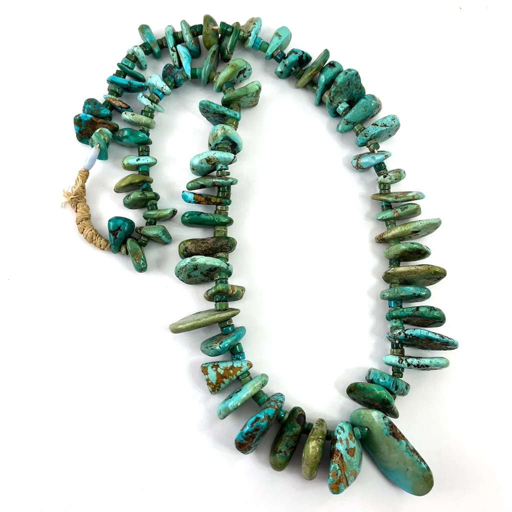 Vintage Natural Tab Necklace - Mitchell's Manufacturing Jewel