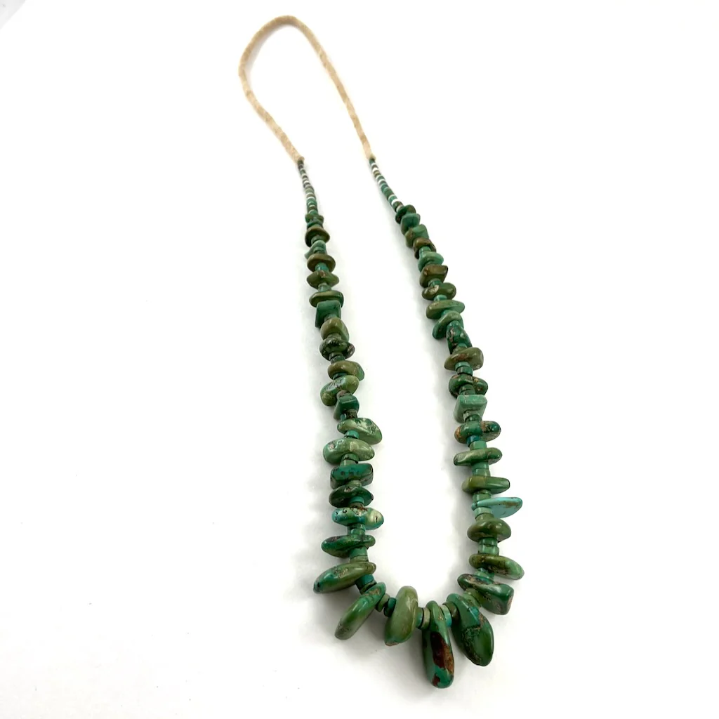 Vintage Pueblo Turquoise Beads - Mitchell's Manufacturing Jewel