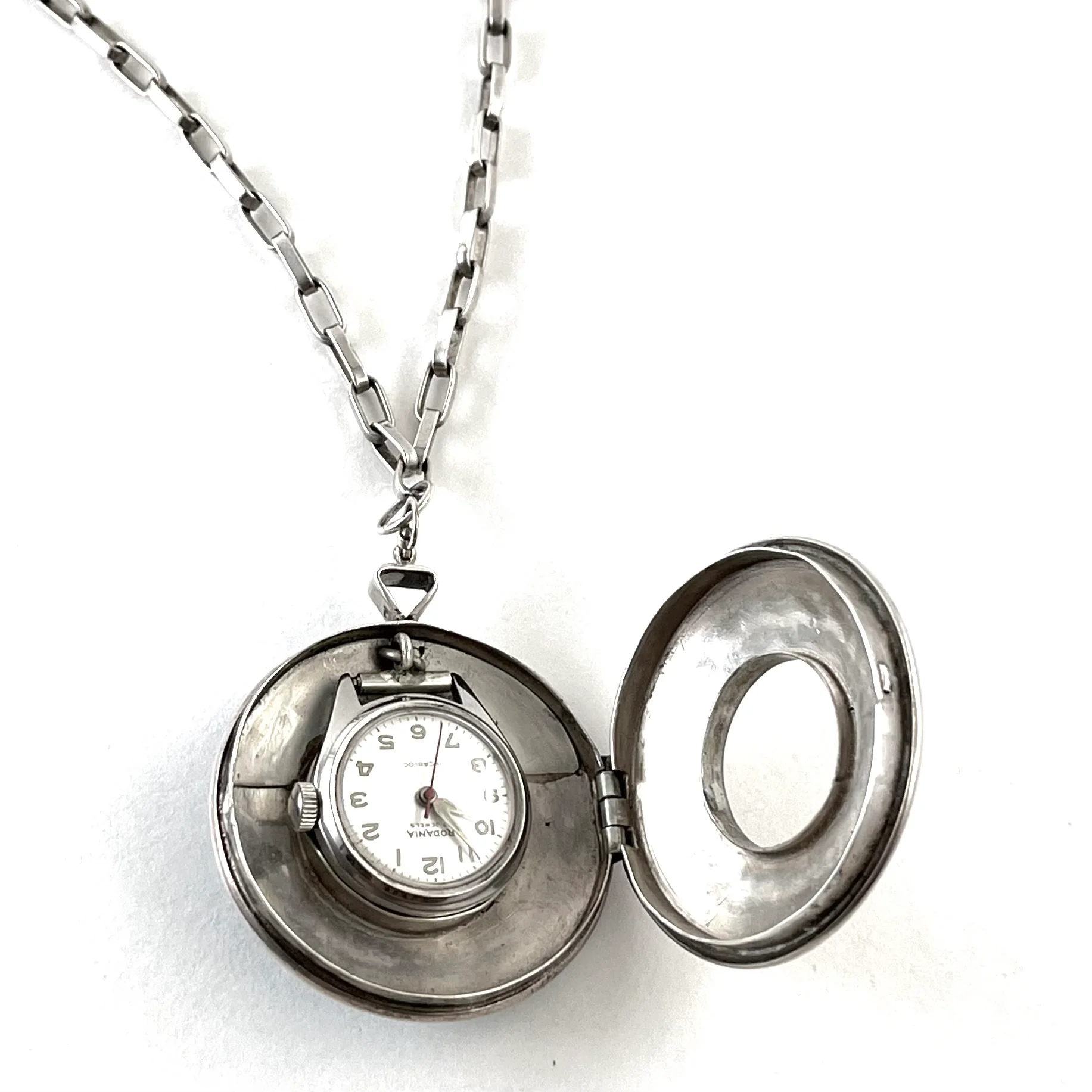 Vintage Blue Gem Watch PendantBy Kee Joe Benally Jr. - Mitchell's Manufacturing Jewel