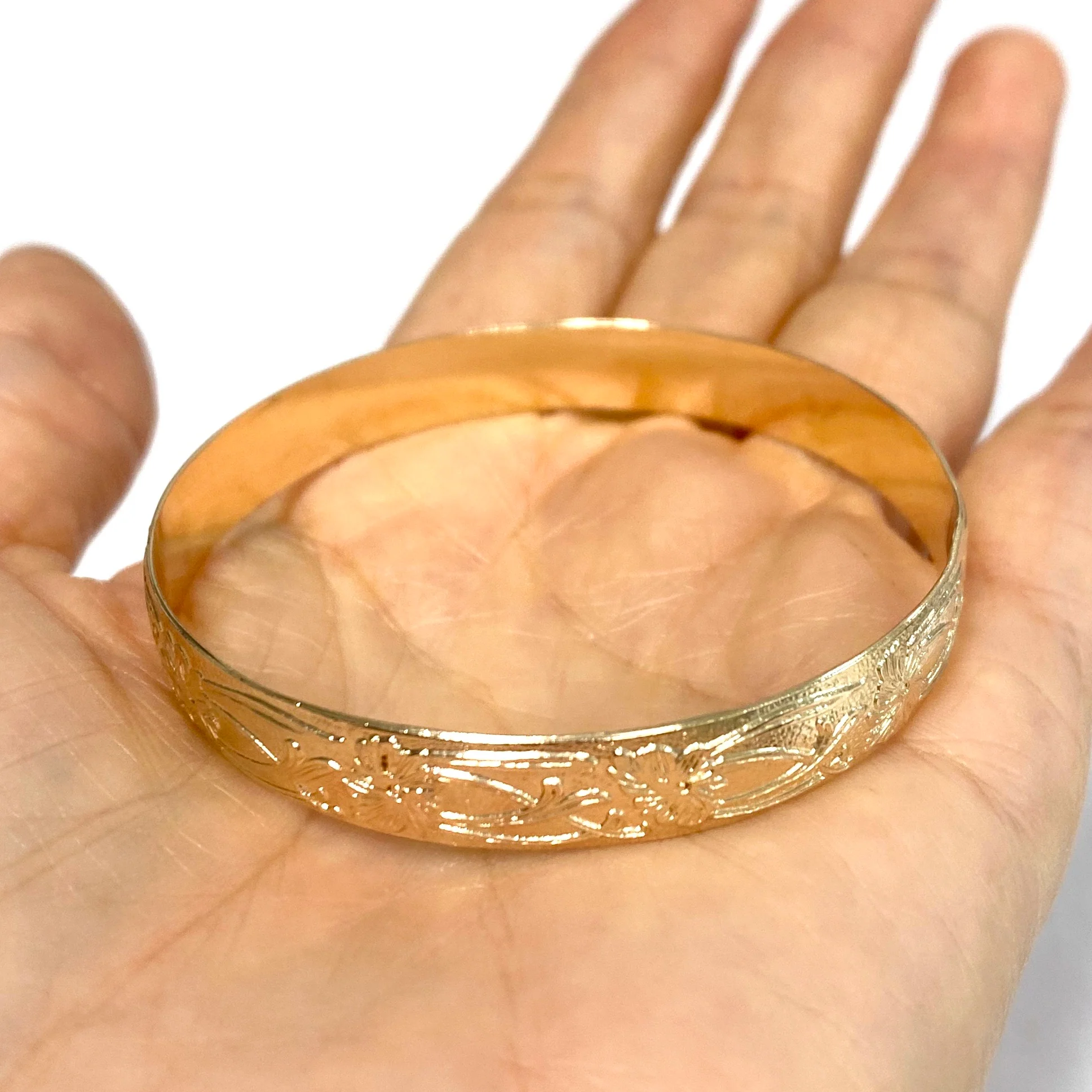 Bangle KEIKO - 8mm heirloom (B462) - Mitchell's Manufacturing Jewel