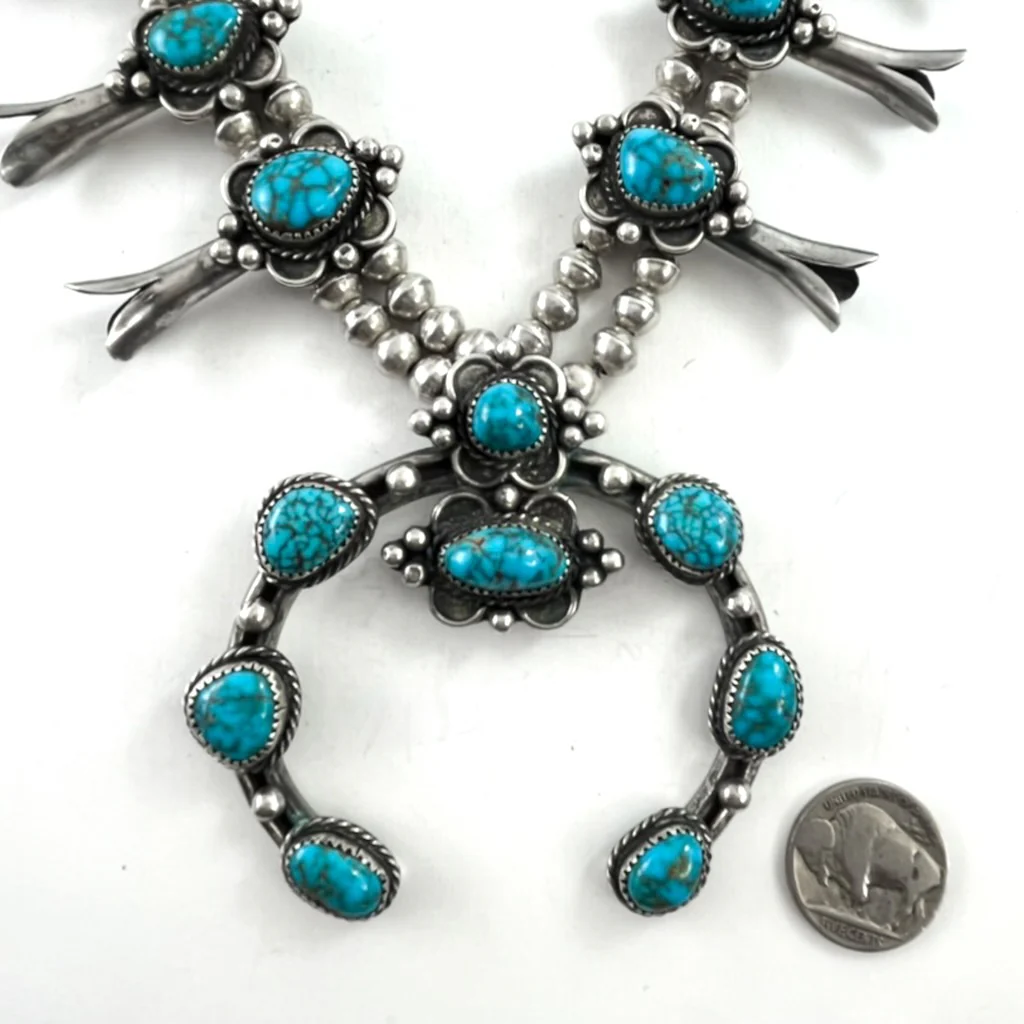 Beautiful Vintage Squash Necklace - Mitchell's Manufacturing Jewel