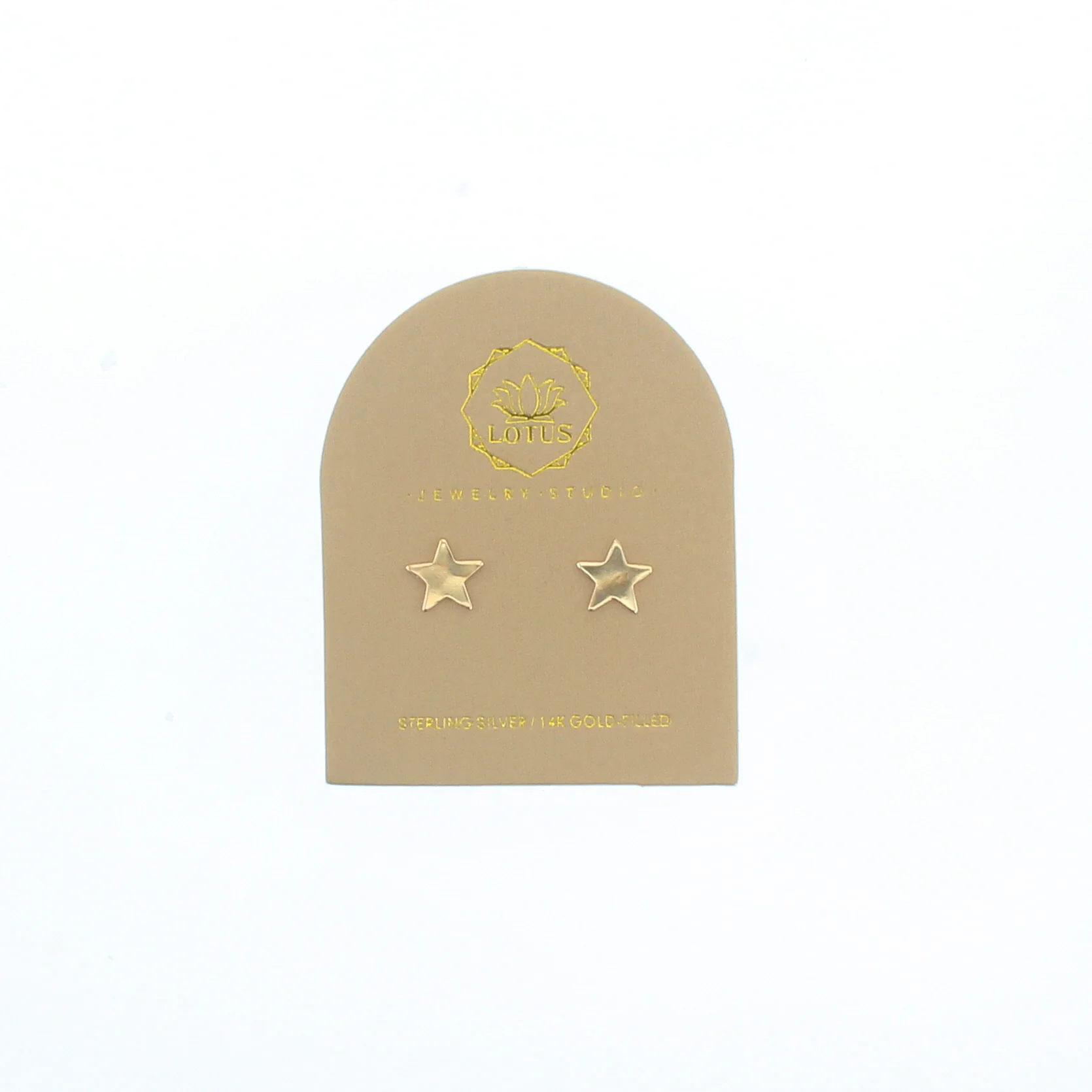 Gold Star Stud on Card - Mitchell's Manufacturing Jewel