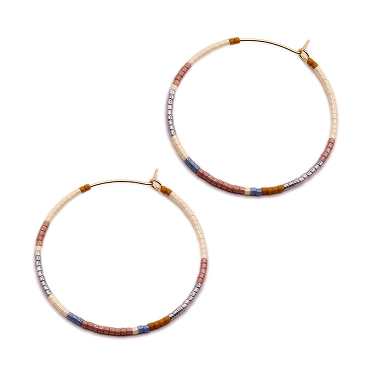 Beauty Hoops - Neutral - Mitchell's Manufacturing Jewel