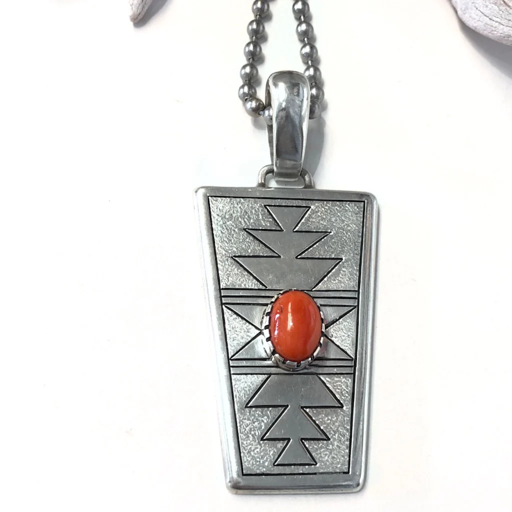 Coral GeometricBy Patrick Taylor - Mitchell's Manufacturing Jewel