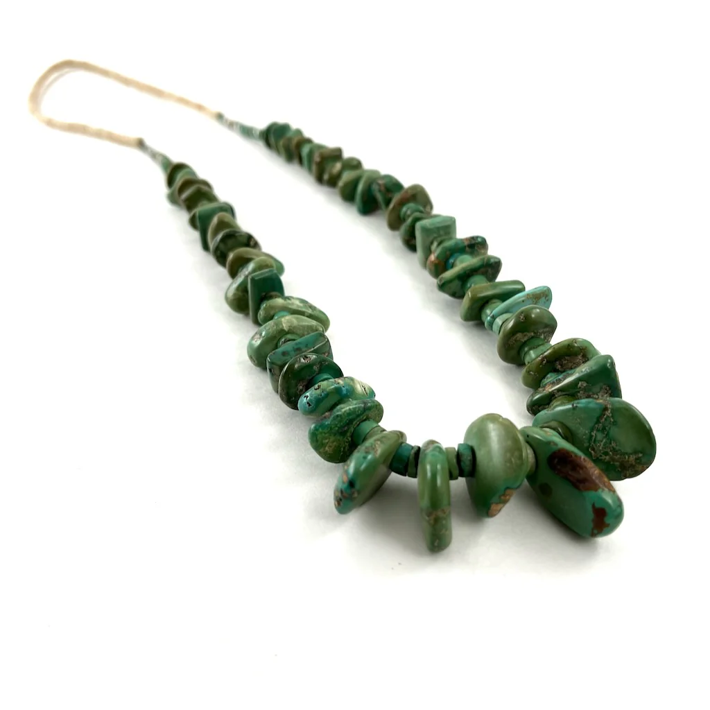 Vintage Pueblo Turquoise Beads - Mitchell's Manufacturing Jewel