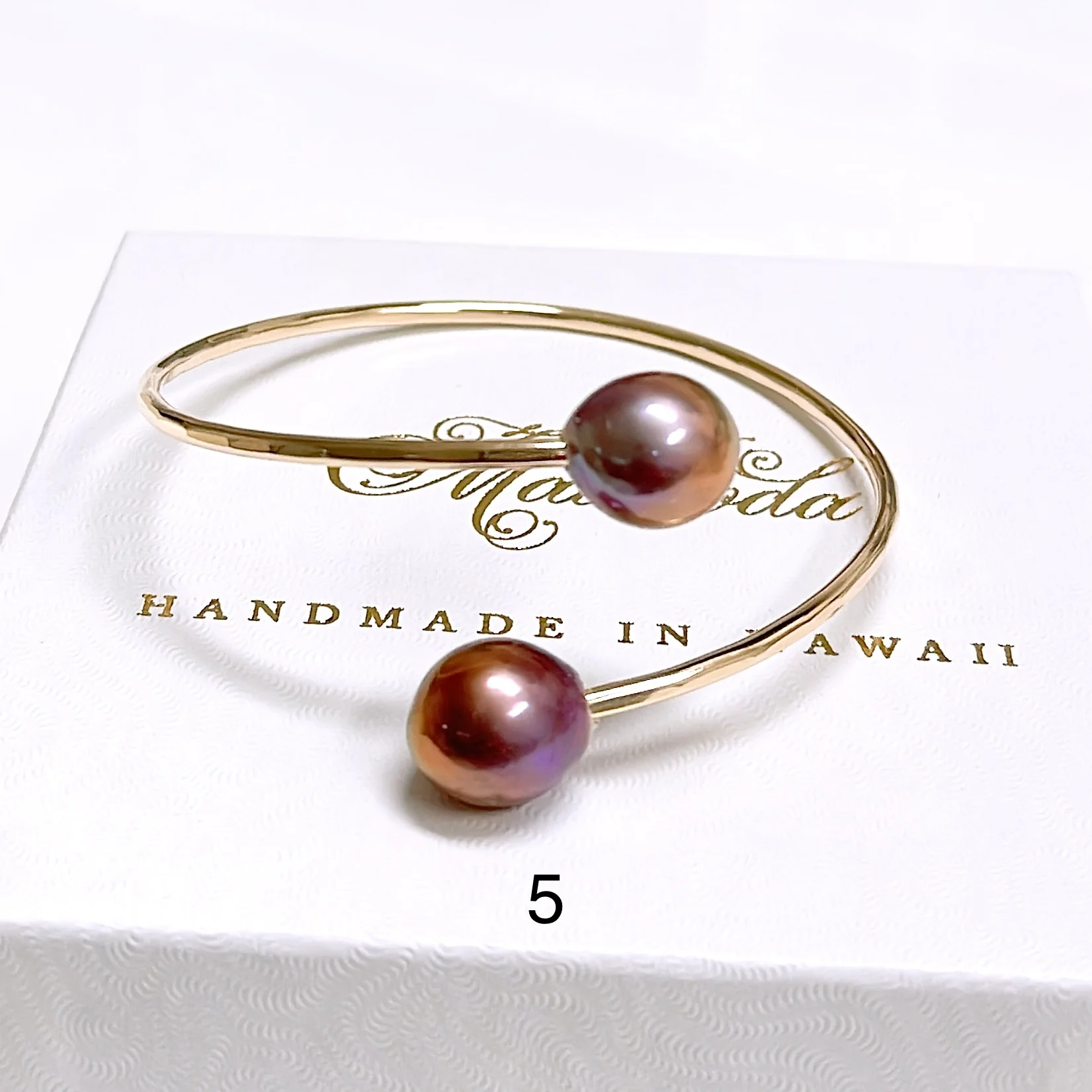 Baroque Edison pearls cuff - Mitchell's Manufacturing Jewel