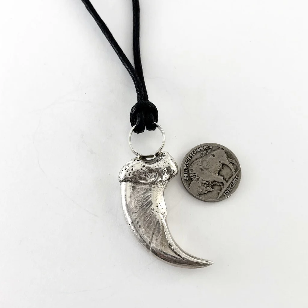Sterling Silver Claw PendantBy Virick Laweka - Mitchell's Manufacturing Jewel