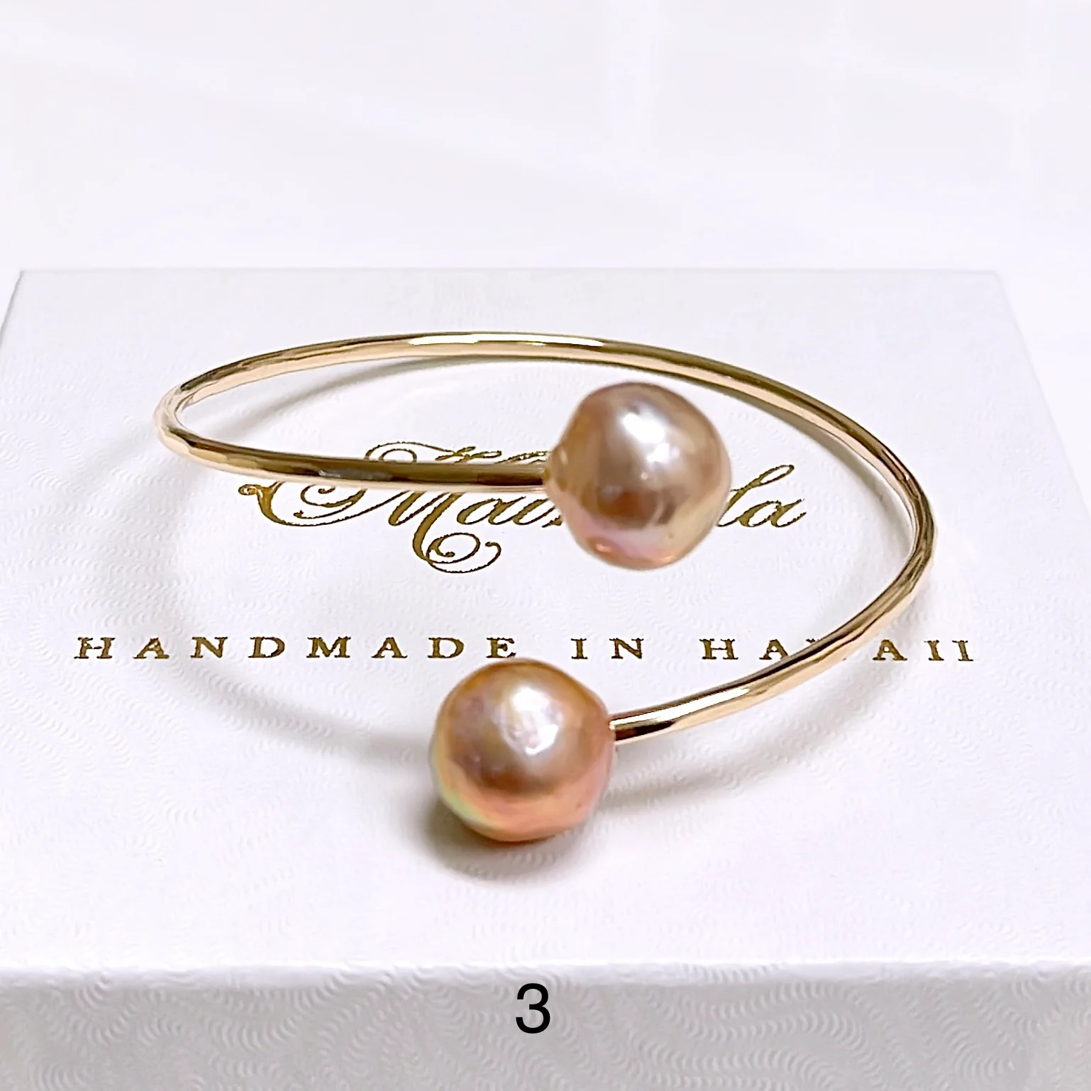 Baroque Edison pearls cuff - Mitchell's Manufacturing Jewel