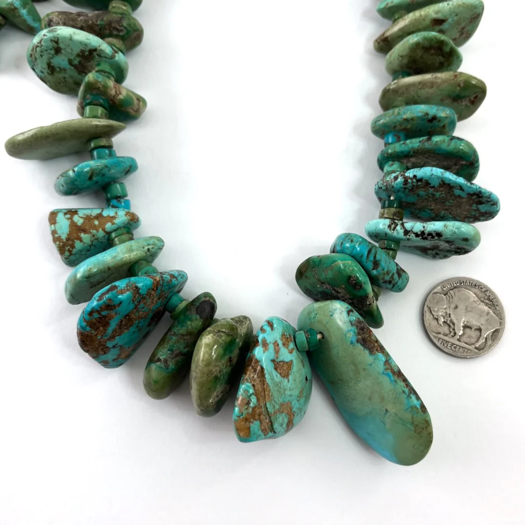 Vintage Natural Tab Necklace - Mitchell's Manufacturing Jewel