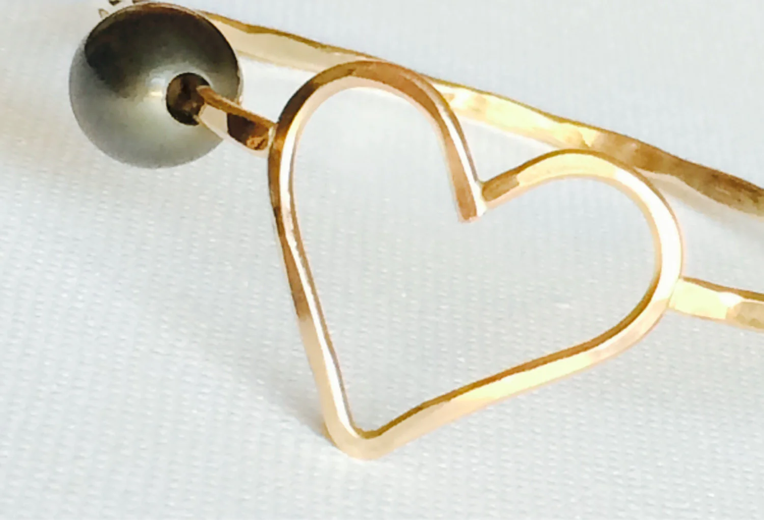 Bangle Eden - tahitian pearl (B188) - Mitchell's Manufacturing Jewel